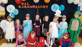 Bal karnawałowy u przedszkolaków