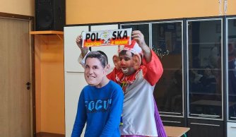 Clown Walduś w naszej szkole