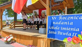 XV rocznica nadania naszej szkole imienia Jana Pawła II