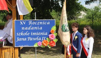 XV rocznica nadania naszej szkole imienia Jana Pawła II