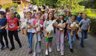 Pielgrzymka uczniów klasy III z rodzicami do Krasnobrodu