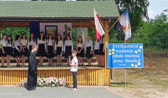 Obchody XVI rocznicy nadania naszej szkole imienia Jana Pawła II 