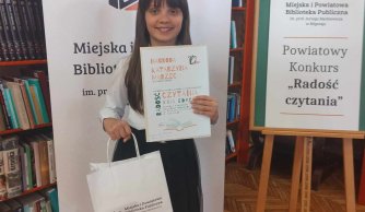 Kasia trzecia w powiecie! - wyniki konkursu "Radość czytania" 