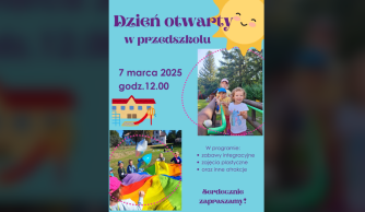 Dzień otwarty w przedszkolu