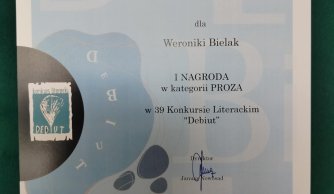 Fantastyczny &#34;Debiut&#34;  naszych młodych literatek   
