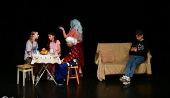 Nasi aktorzy na Powiatowym Przeglądzie Teatrów Dziecięcych i Młodzieżowych w Tarnogrodzie 