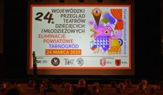 Nasi aktorzy na Powiatowym Przeglądzie Teatrów Dziecięcych i Młodzieżowych w Tarnogrodzie 