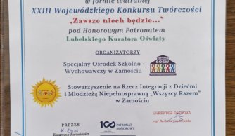 Nasza szkolna grupa teatralna druga w województwie!