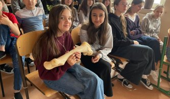 Spotkanie uczniów z przedstawicielkami Lasów Janowskich