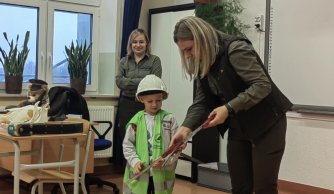 Spotkanie uczniów z przedstawicielkami Lasów Janowskich