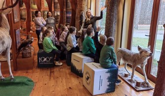 Wyjazd uczniów do Nadleśnictwa Janów