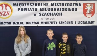 Nasza drużyna szachowa na VII miejscu w powiecie!