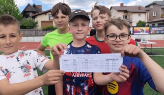 5. miejsce w trójboju lekkoatletycznym na szczeblu powiatowym!